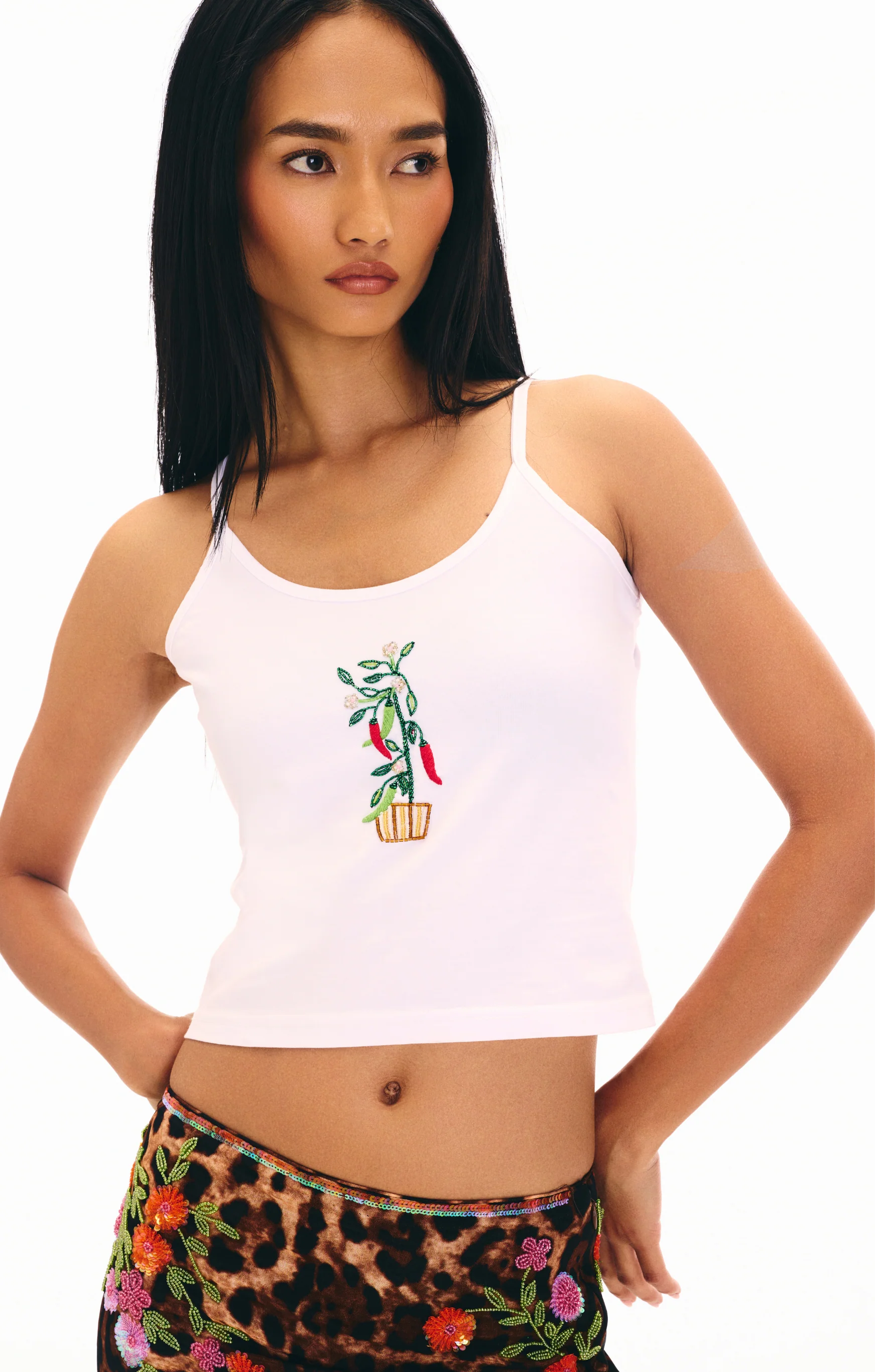 Mirchi Plant Tee/Tank - Image 2