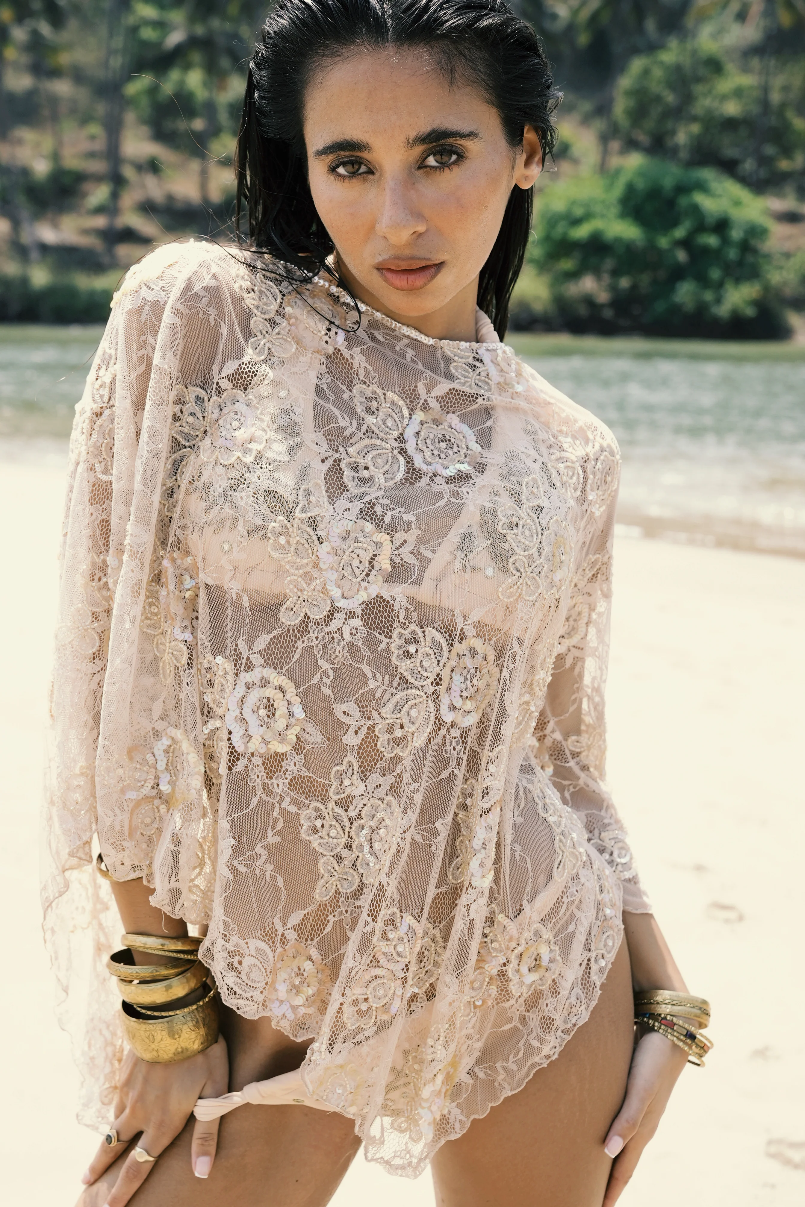 Isabel Lace Poncho - Image 3