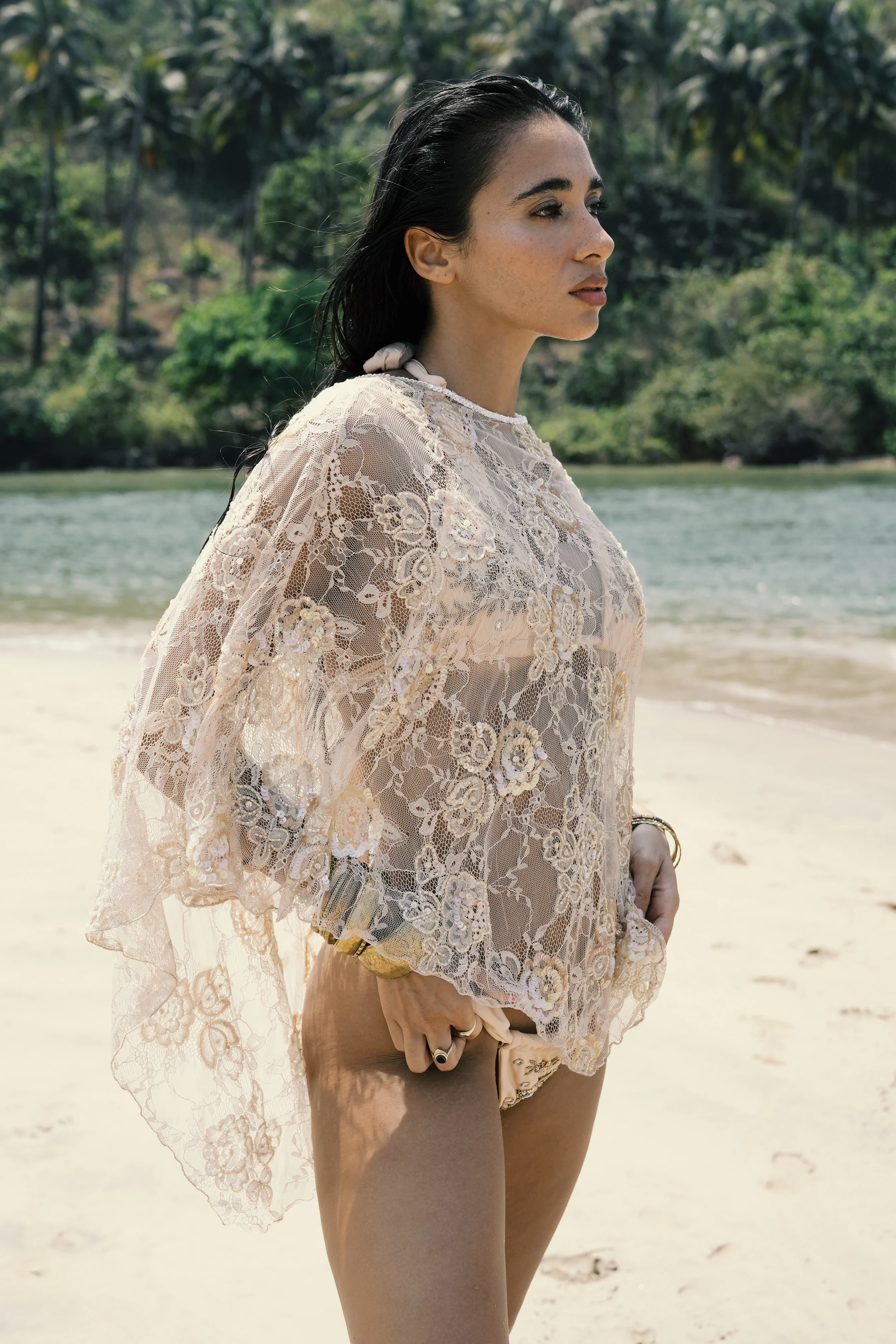 Isabel Lace Poncho - Image 4